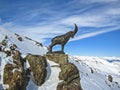 Switzerland Mountain Top Capricorn Symbol.